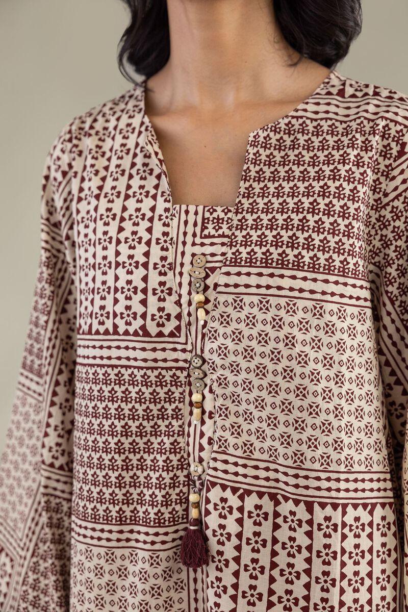 Printed | Cambric | Cambric Longline Kurta | USD 35.00