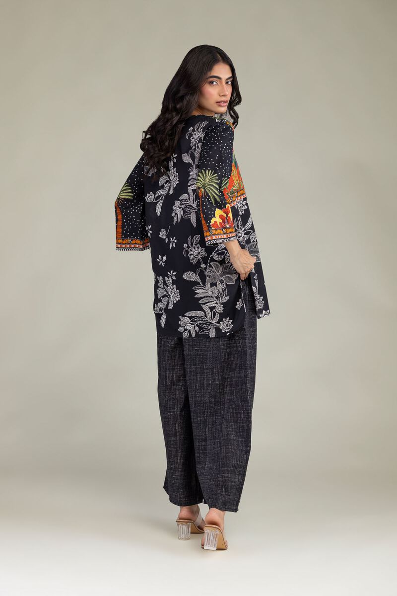 Printed | Cambric | V-Neck Floral Blouse | USD 35.00