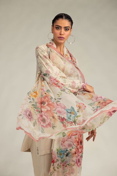 Embroidered | Mesuri | Mesuri Floral Dupatta | USD 30.00