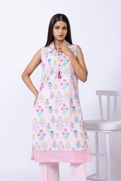 Embroidered | Crosshatch Poplin | Kurta | USD 12.50
