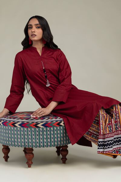 Printed | Cambric | Solid Cambric Kurta | USD 35.00