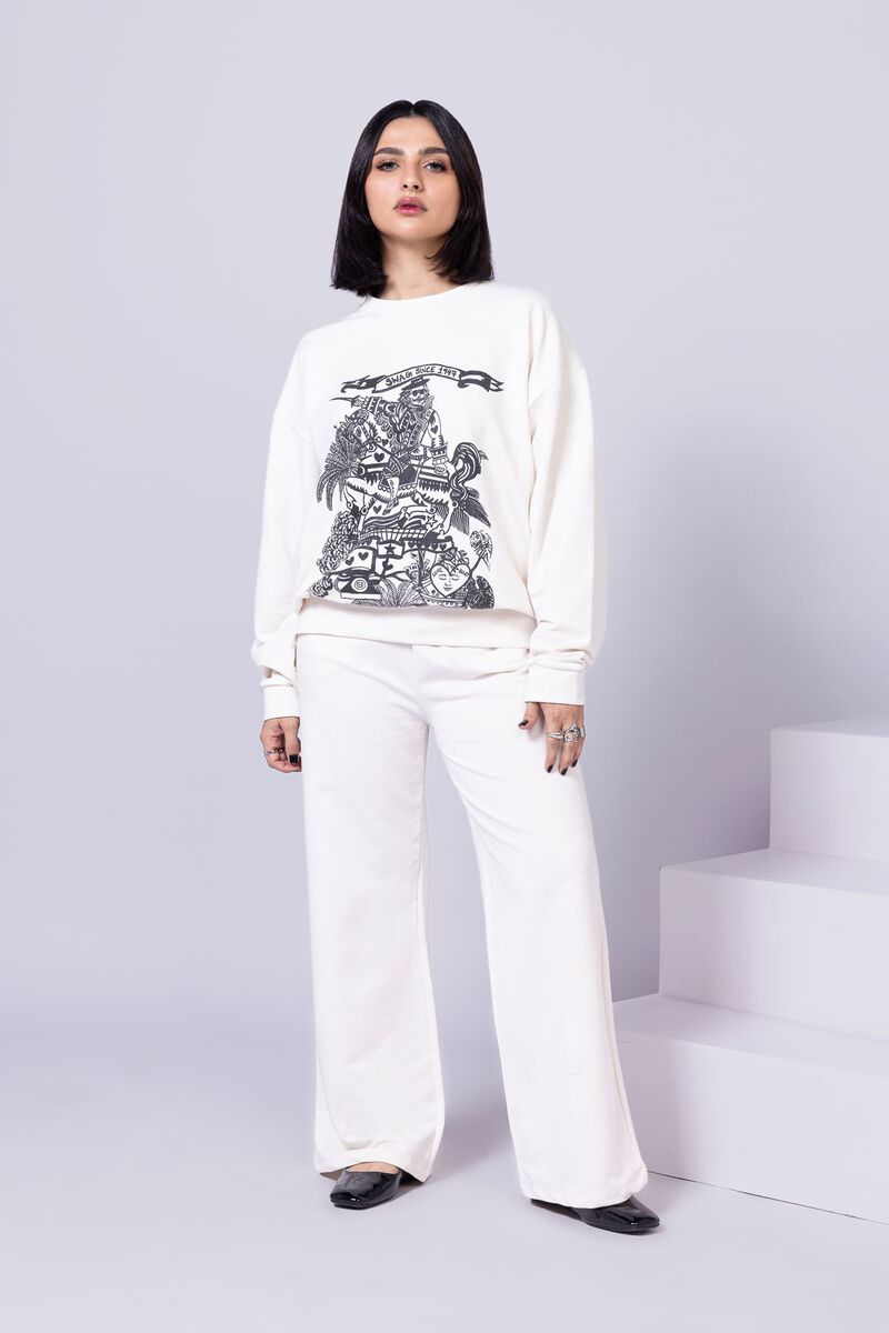 Printed | Lycra Terry | Sweatshirt | USD 6.00
