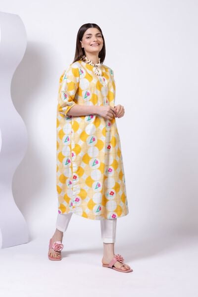 Printed | Crosshatch Poplin | Pants | USD 4.50