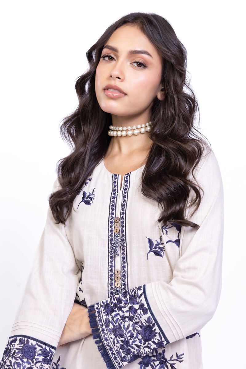 Embroidered | Heavy Textured Cotton | Kurta | USD 40.00