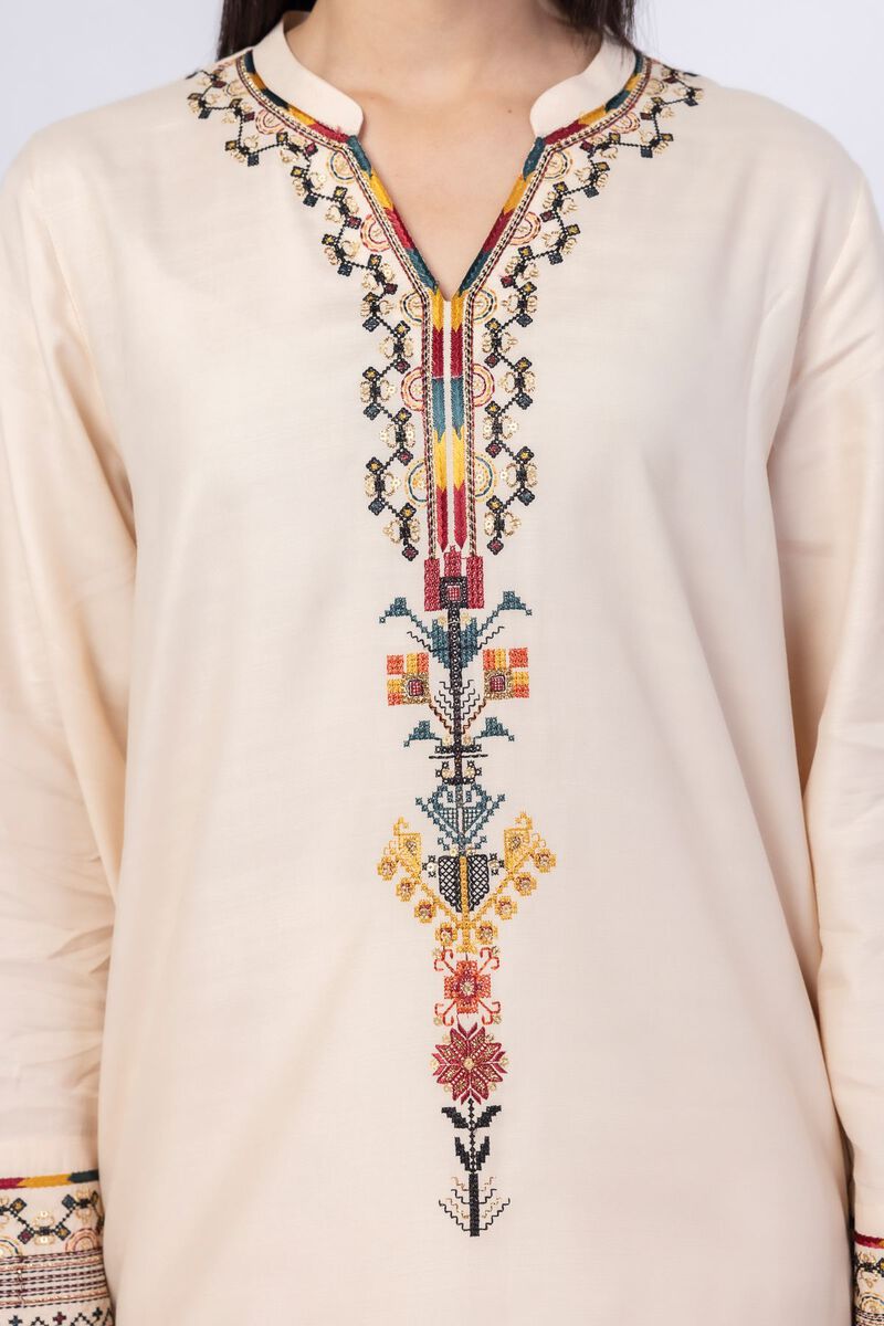 Embroidered | Russian Raw Silk | Kurta | USD 25.00