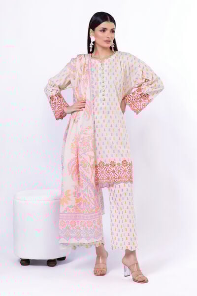 Embroidered | Lawn | Fabrics 3 Piece | USD 27.50