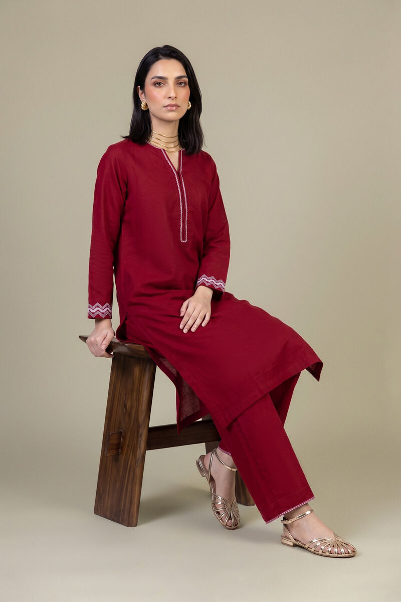 Embroidered | Light Khaddar | Tailored 2 Piece | null
