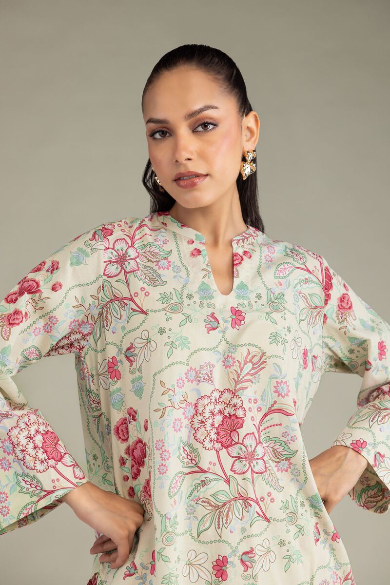 Printed | Cambric | Floral Cambric Kurta | USD 35.00