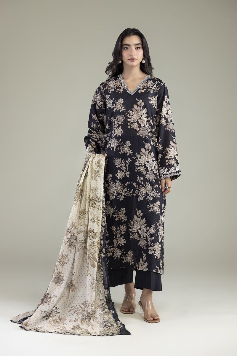 Embroidered | Cambric | 3-Piece Tailored Set | USD 70.00