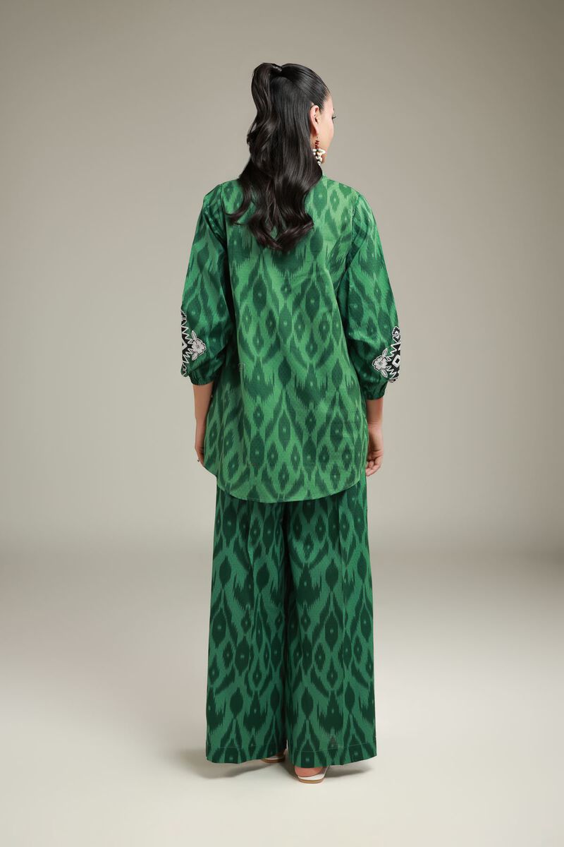 Embroidered | Cotton Dobby | Green Cotton Kurta | USD 30.00