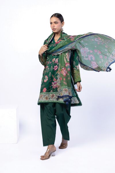 Printed | Broshia | Tailored 3 Piece | USD 39.00