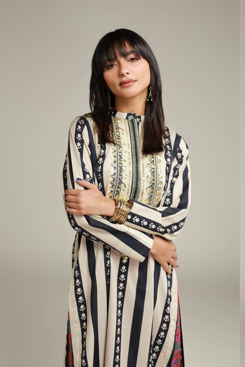 Embroidered | Cambric | Floral Cambric Kurta | USD 35.00