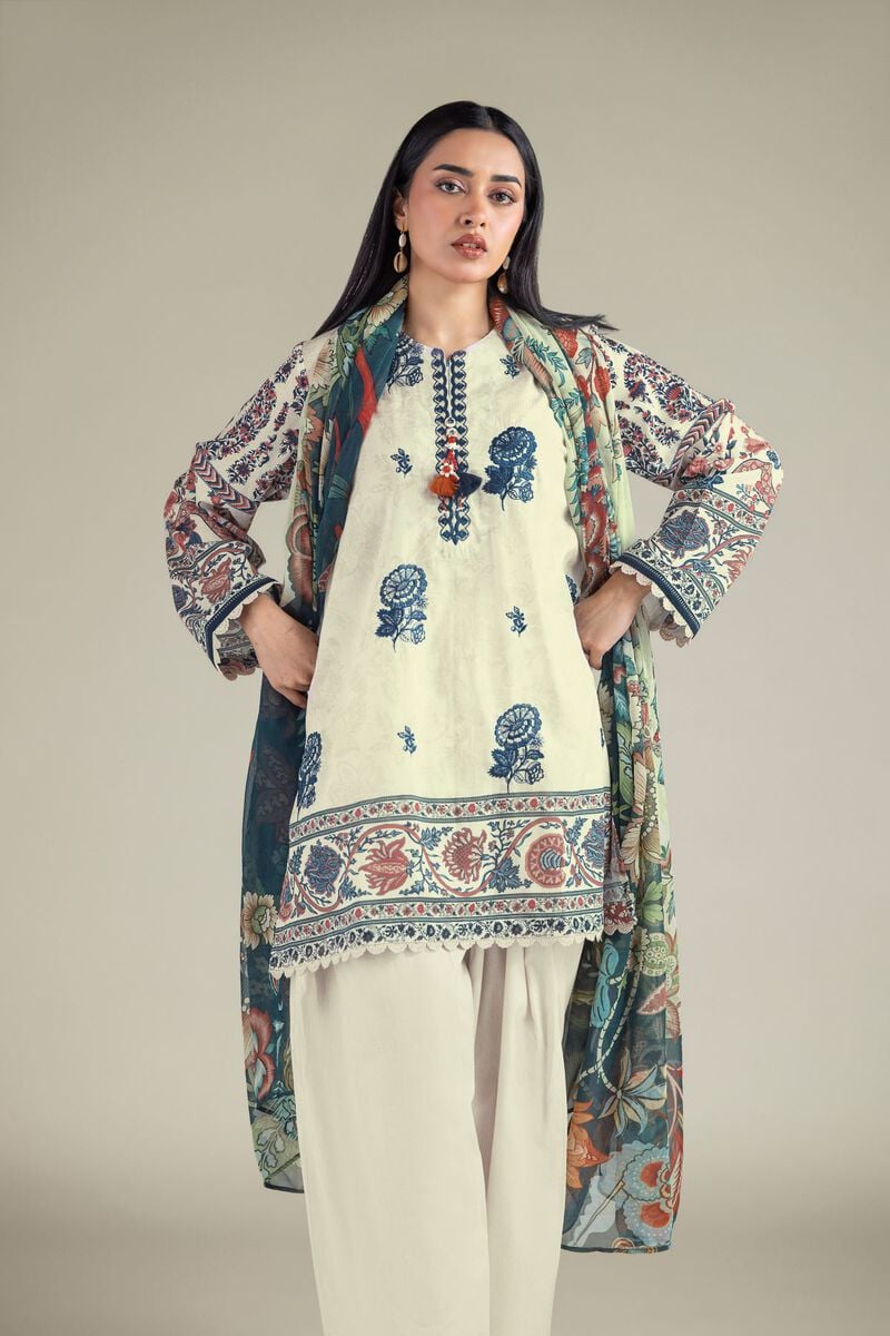 Embroidered | Textured Lawn | Lawn Tailored 3-Piece | USD 65.00