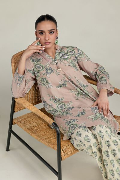Printed | Cambric | Short Floral Kurta | USD 35.00