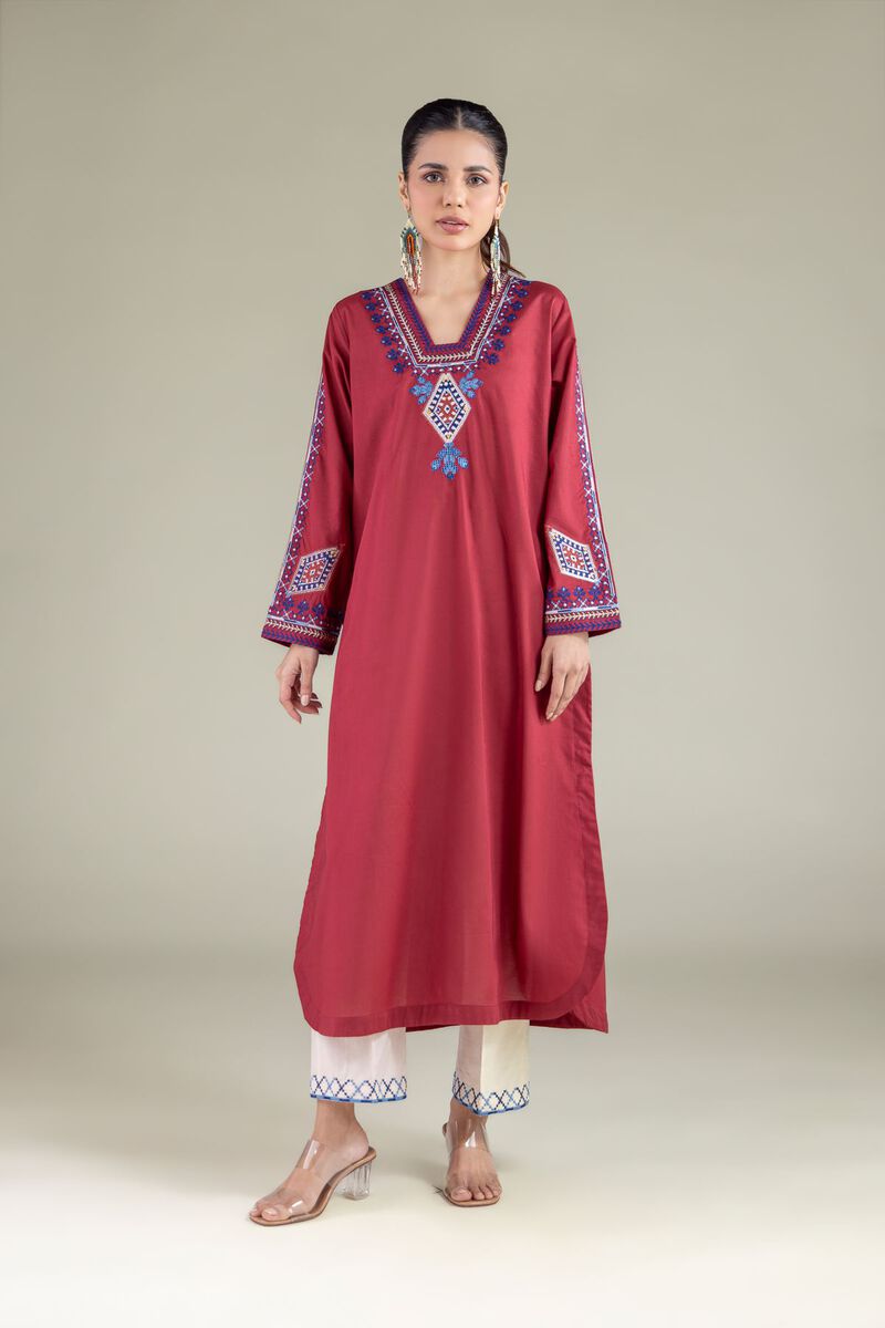 Embroidered | Cambric | Kurta | USD 35.00