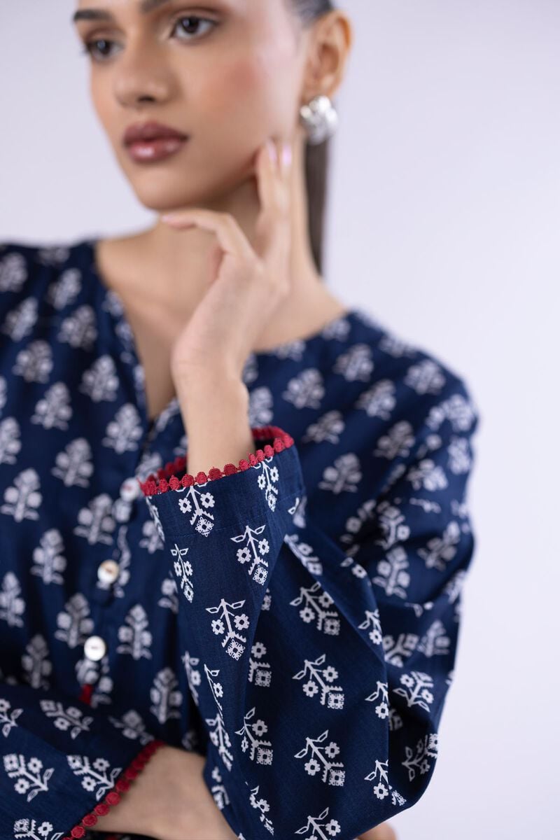 Printed | Crosshatch Poplin | Kurta | null
