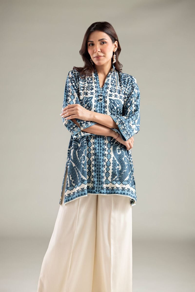 Printed | Viscose | Geometric Short Kurta | USD 35.00
