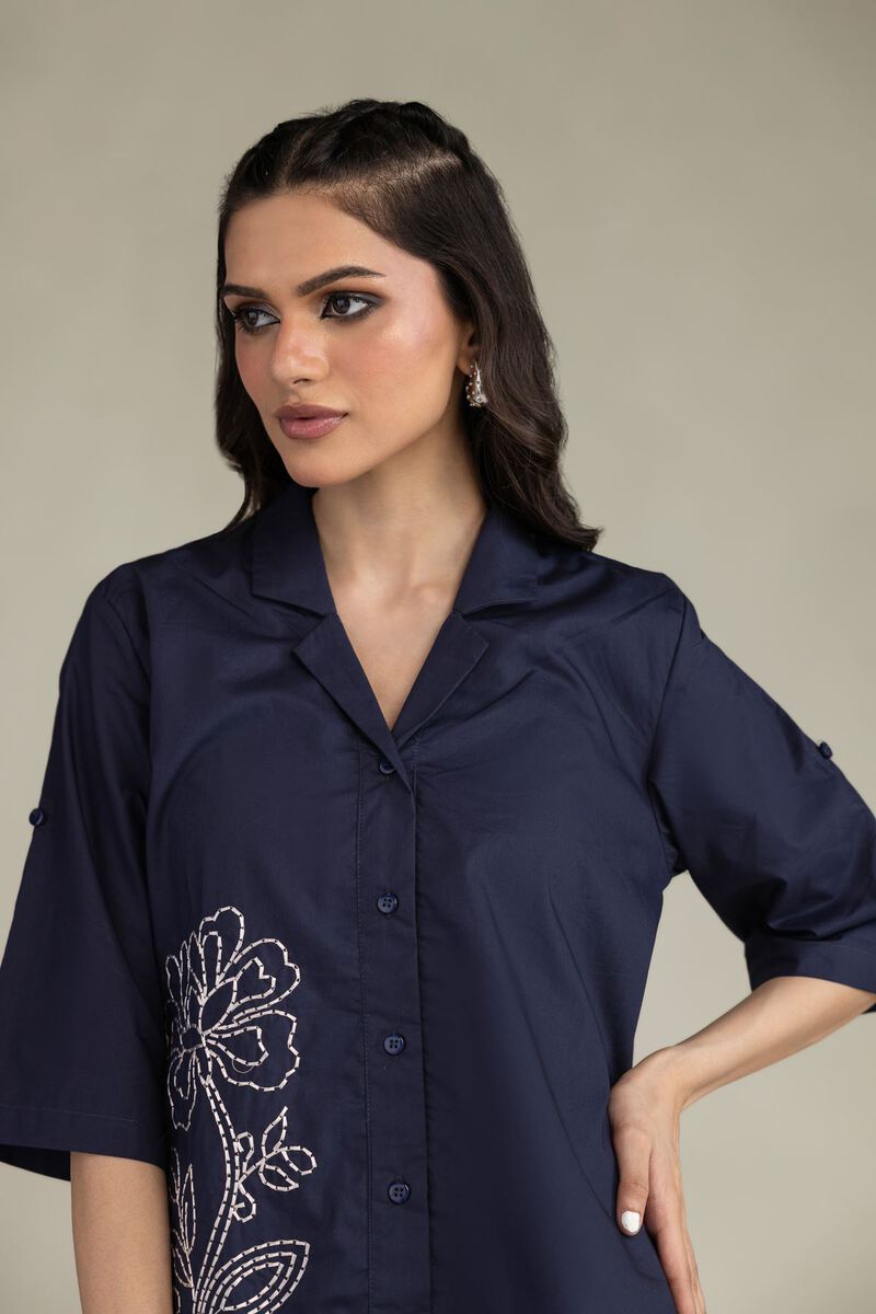 Embroidered | Poplin | Blouse | USD 35.00