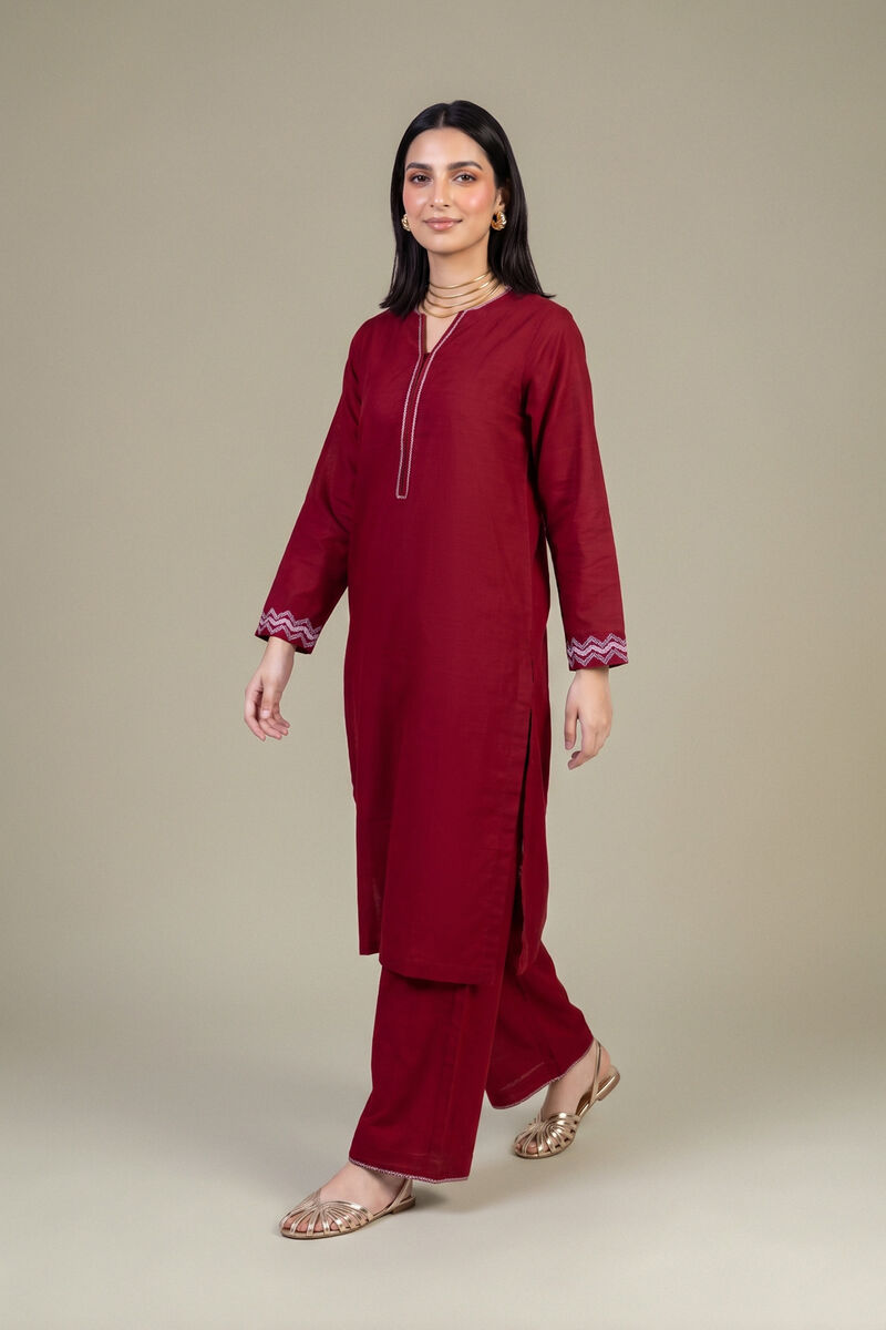Embroidered | Light Khaddar | Tailored 2 Piece | null