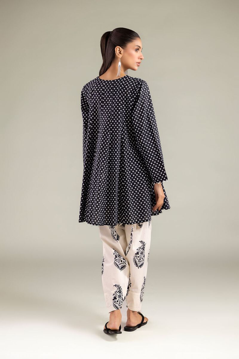 Printed | Cambric | Geometric V-Neck Kurta | USD 30.00