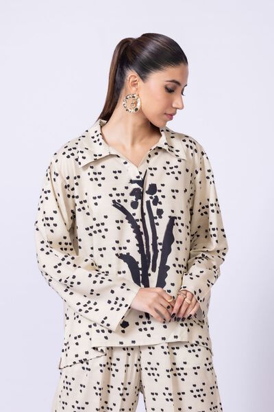 Printed | Dull Raw Silk | Blouse | USD 10.50