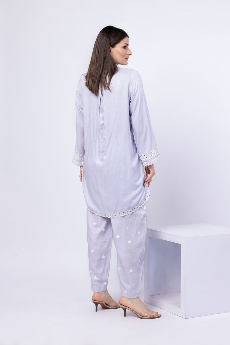 Embroidered | Crosshatch Raw Silk | Kurta | USD 30.00