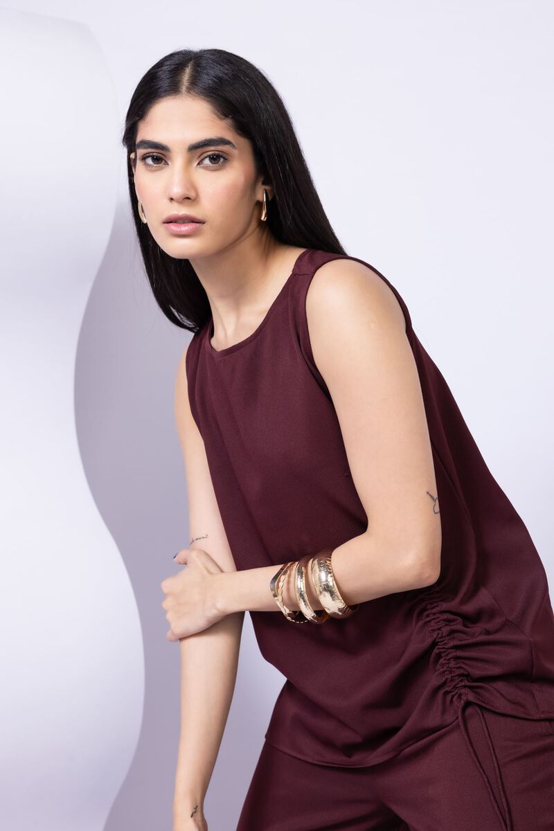 Dyed | Polyester Twill | Blouse | USD 7.50