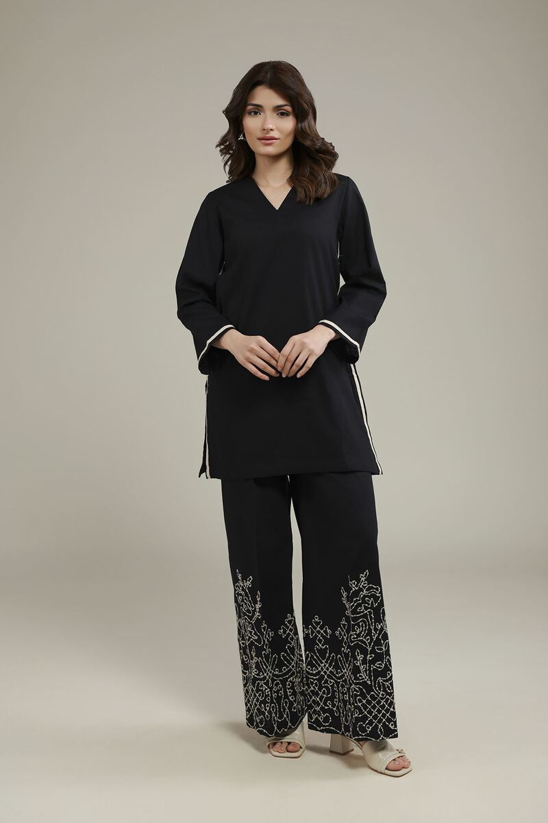 Embroidered | Heavy Textured Cotton | Pants | USD 30.00