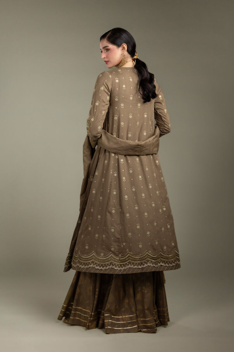 Embroidered | Raw Silk | 3-Piece Co-ord Set | USD 210.00