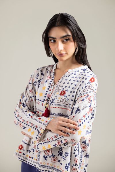 Embroidered | Viscose Crepe | Blouse | USD 35.00