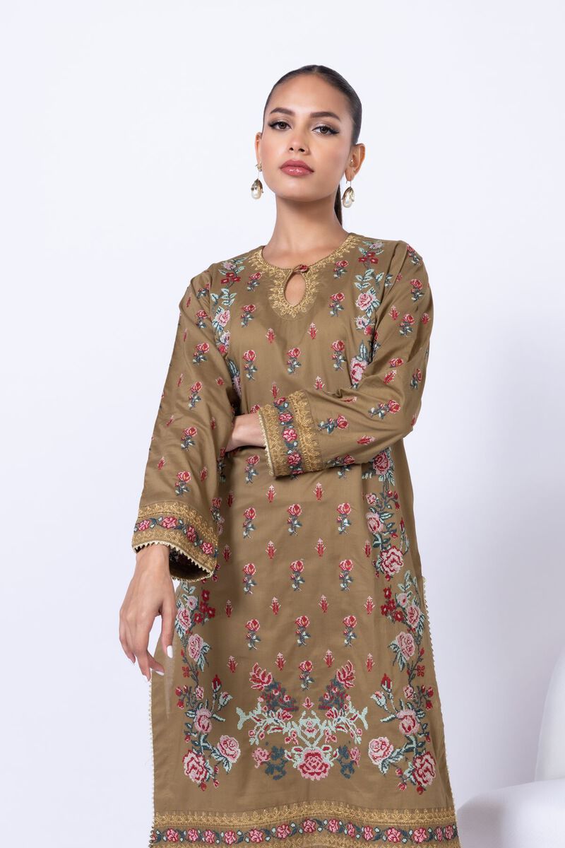 Embroidered | Cambric | Kurta | USD 19.50