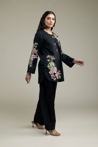 Embroidered | Cambric | Black Solid Shalwar | USD 25.00