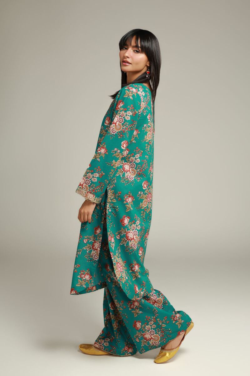 Embroidered | Cambric | Floral Cambric Pants | USD 25.00