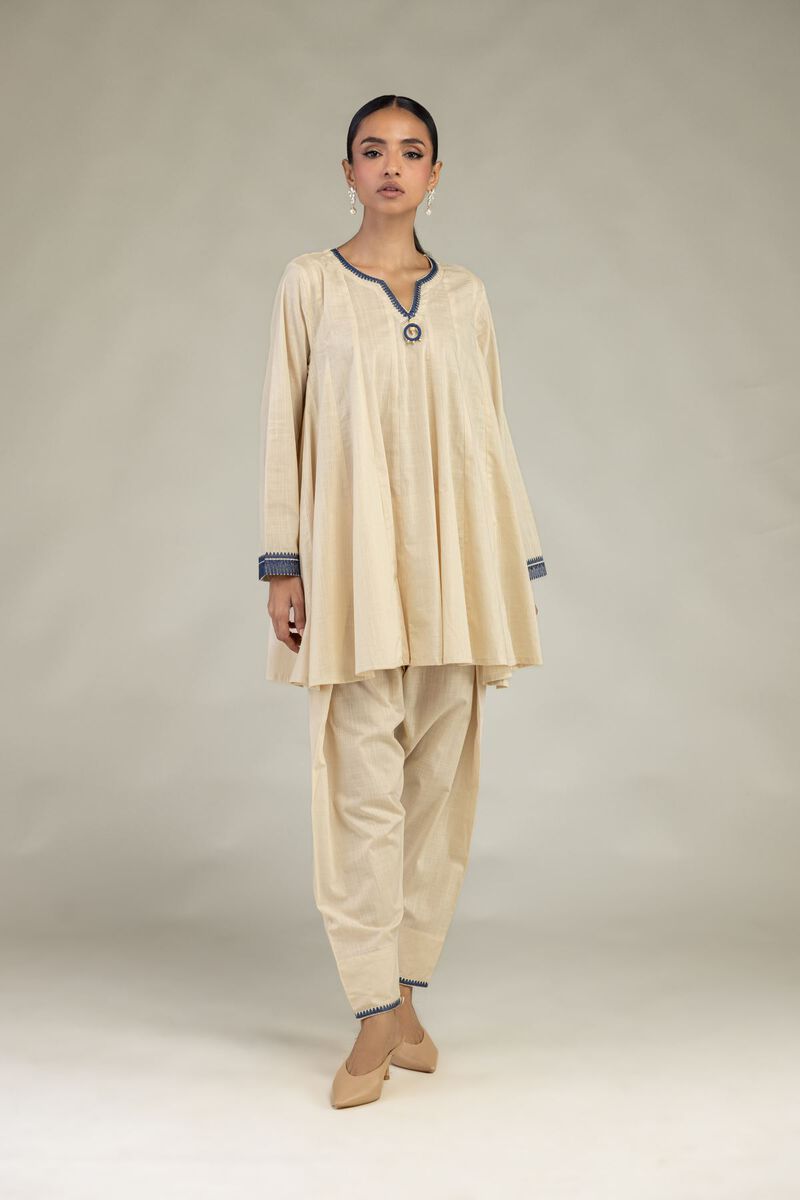Textured Cotton | Embroidered | Textured Cotton Shalwar | USD 30.00