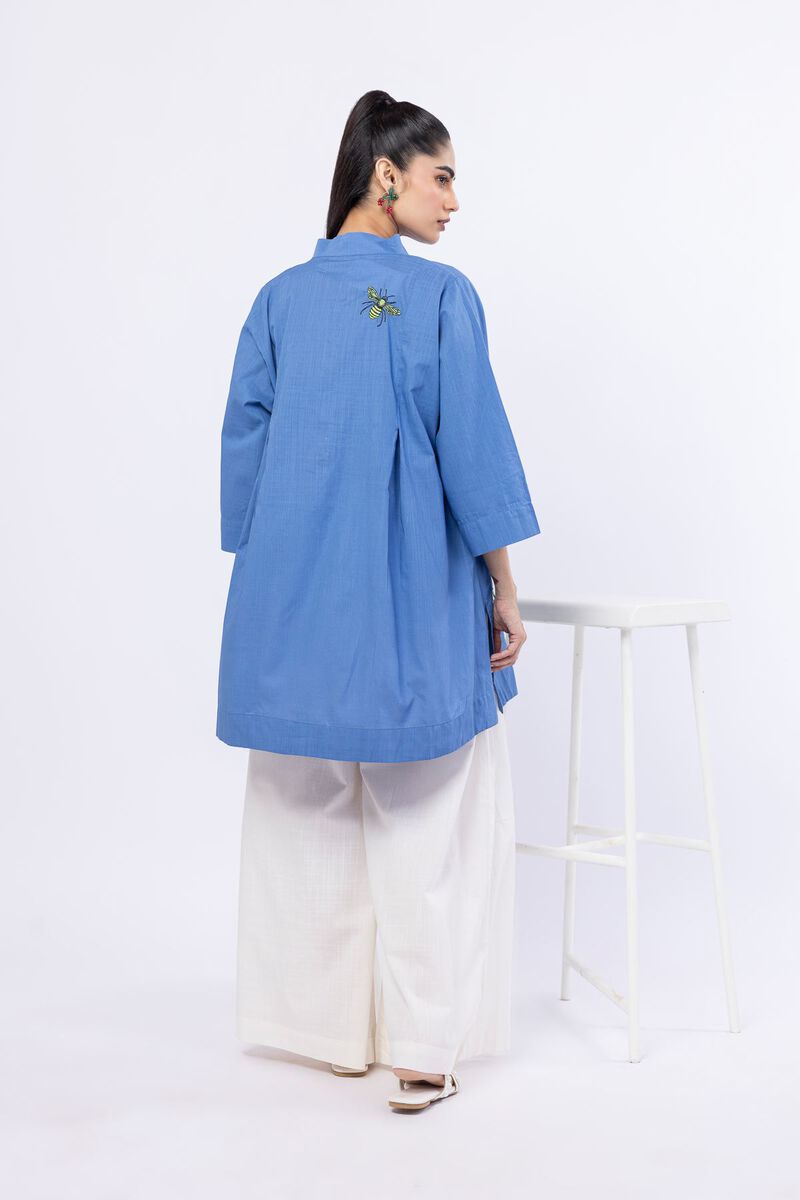 Embroidered | Crosshatch Poplin | Kurta | USD 15.00