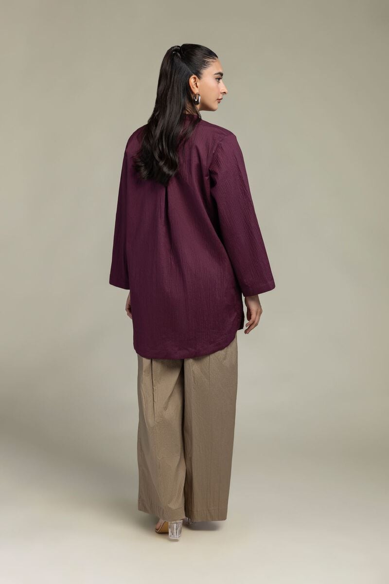Dyed | Cotton Crinkle | Solid Cotton Kurta | USD 35.00