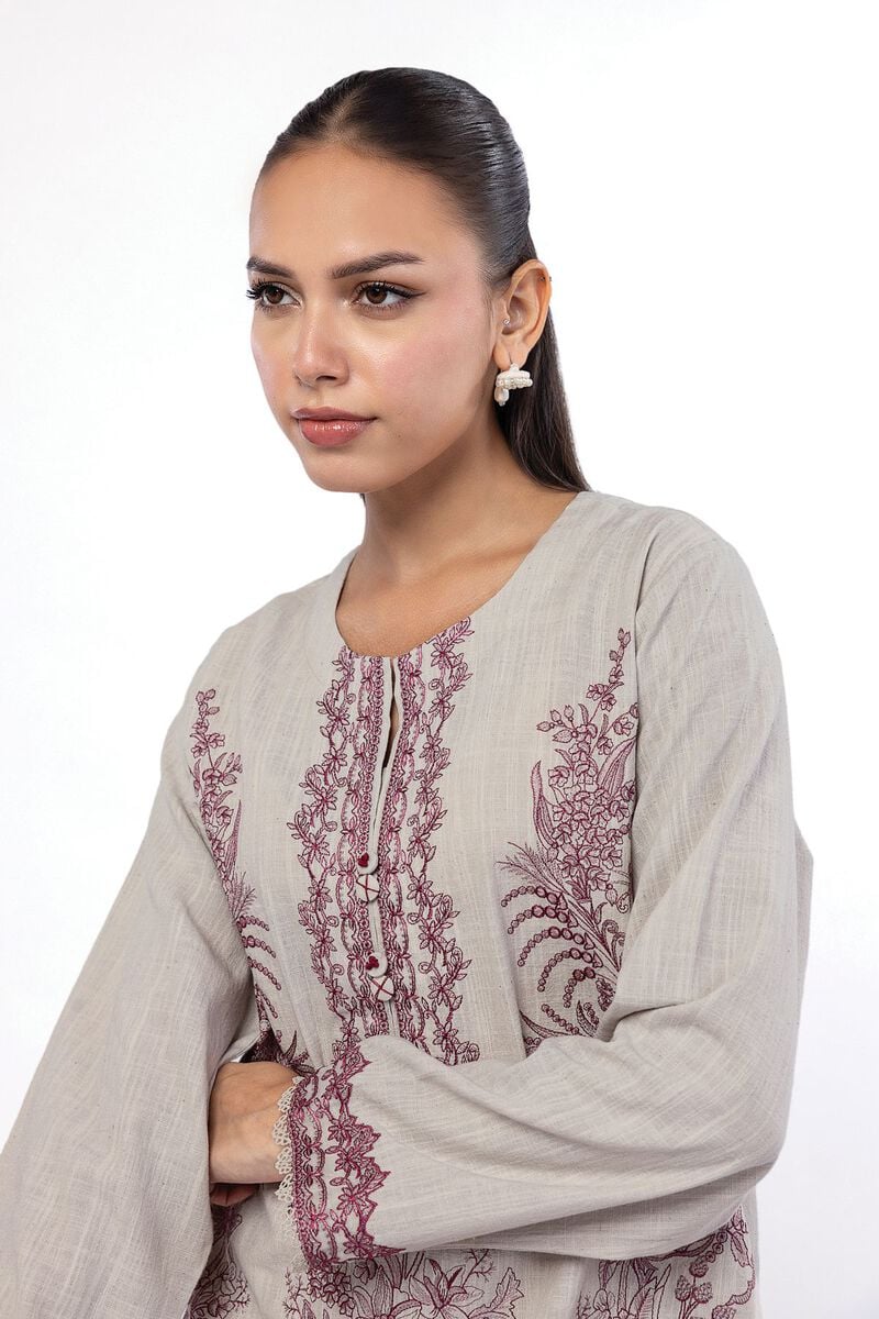 Embroidered | Crosshatch | Tailored 2 Piece | Top and Bottom | USD 45.00