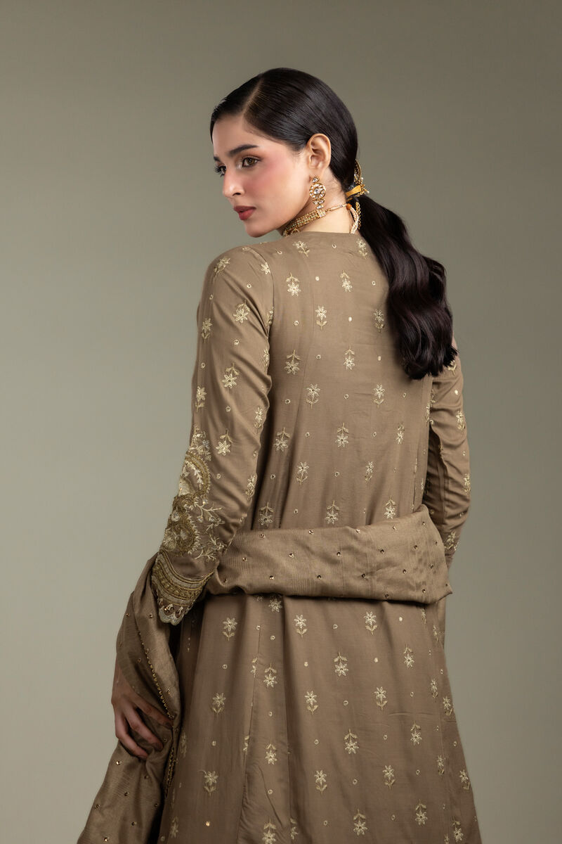 Embroidered | Raw Silk | 3-Piece Co-ord Set | USD 210.00