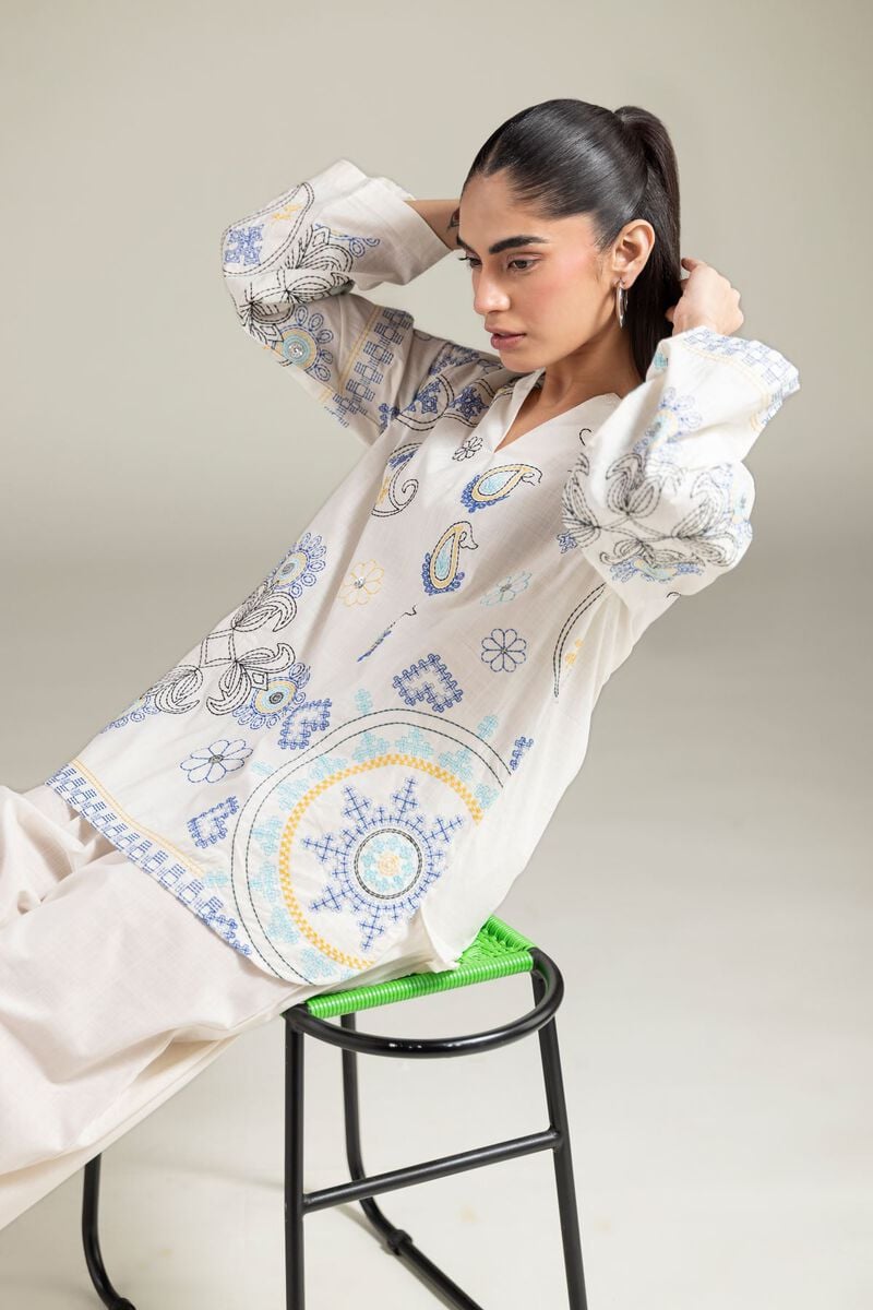 Textured Cotton | Tunic | USD 35.00