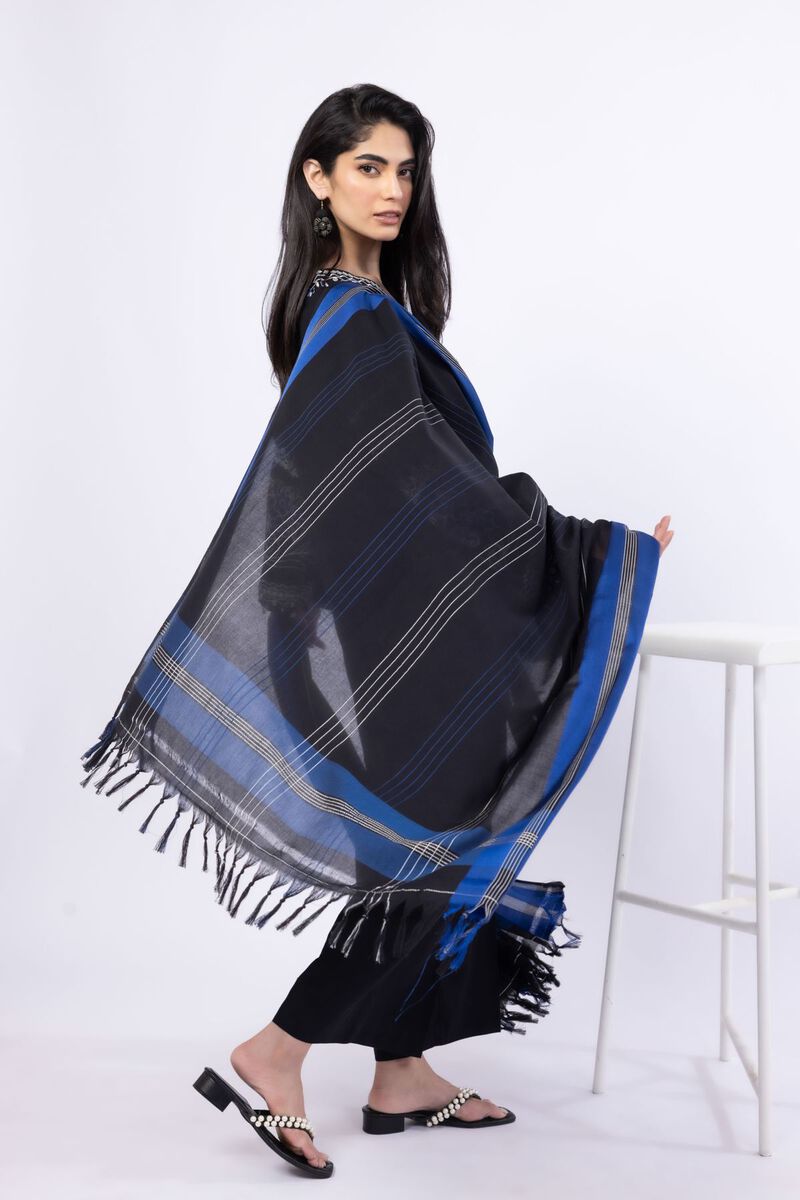 Dyed | Handwoven Cotton | Dupatta | null