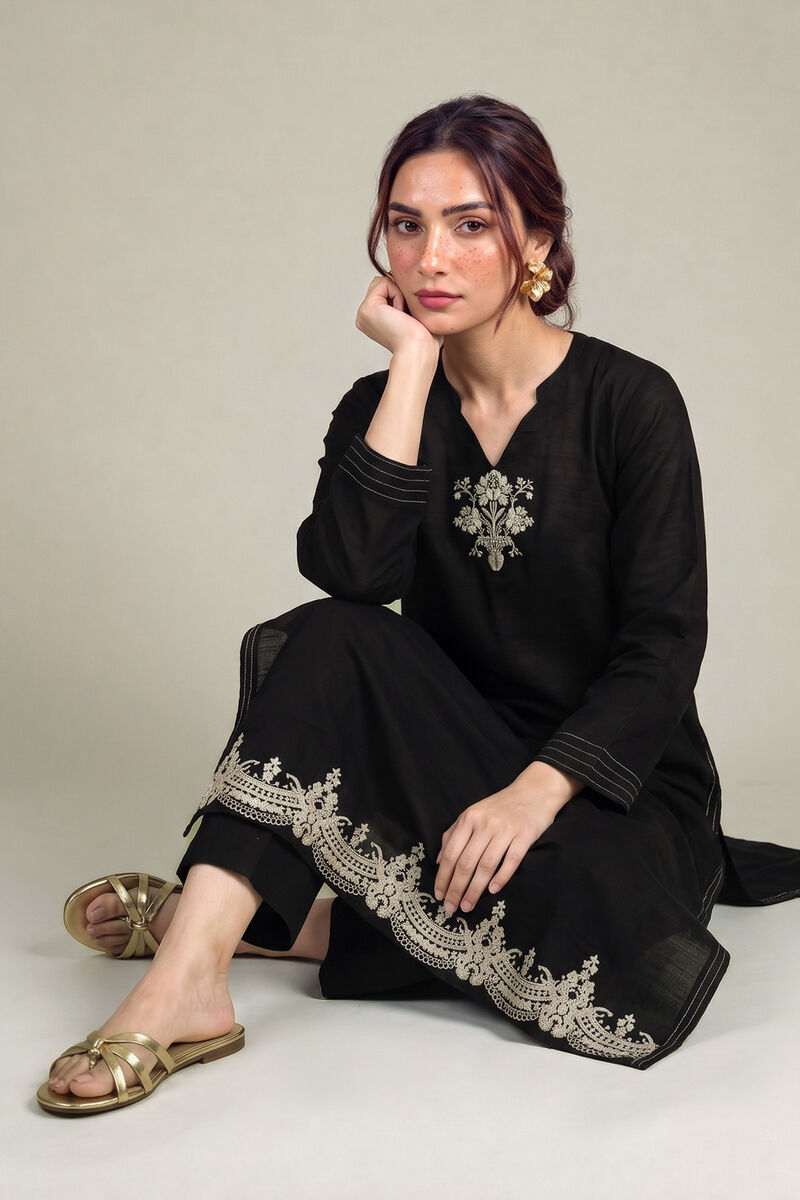 Embroidered | Light Khaddar | Fabrics 2 Piece | Top and Bottom | null