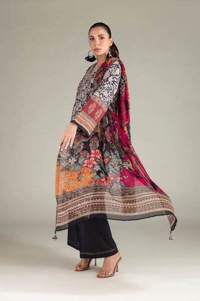 Embroidered | Cotton Dobby | 3 Piece Tailored Set | USD 70.00