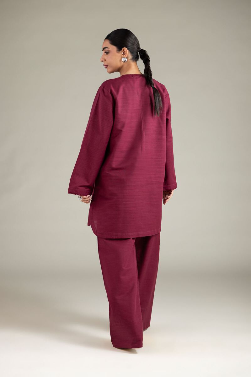 Dyed | Textured Cotton | Solid Short Kurta | USD 30.00