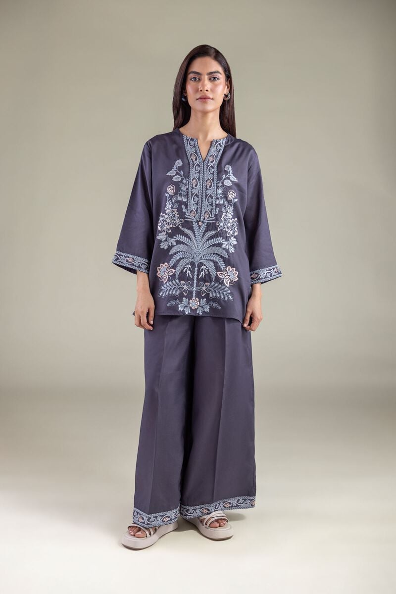 Embroidered | Textured Weave | Tunic | USD 40.00