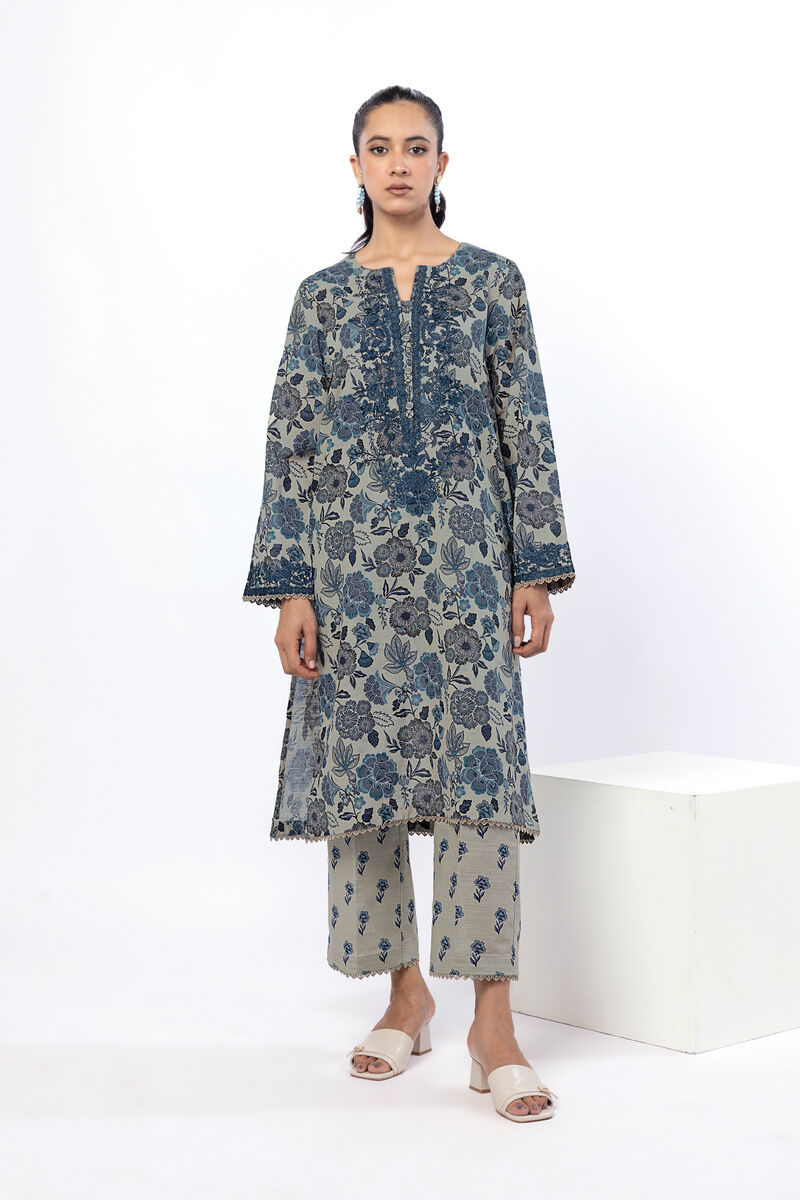 Embroidered | Light Khaddar | Tailored 2 Piece | Top and Bottom | USD 35.00