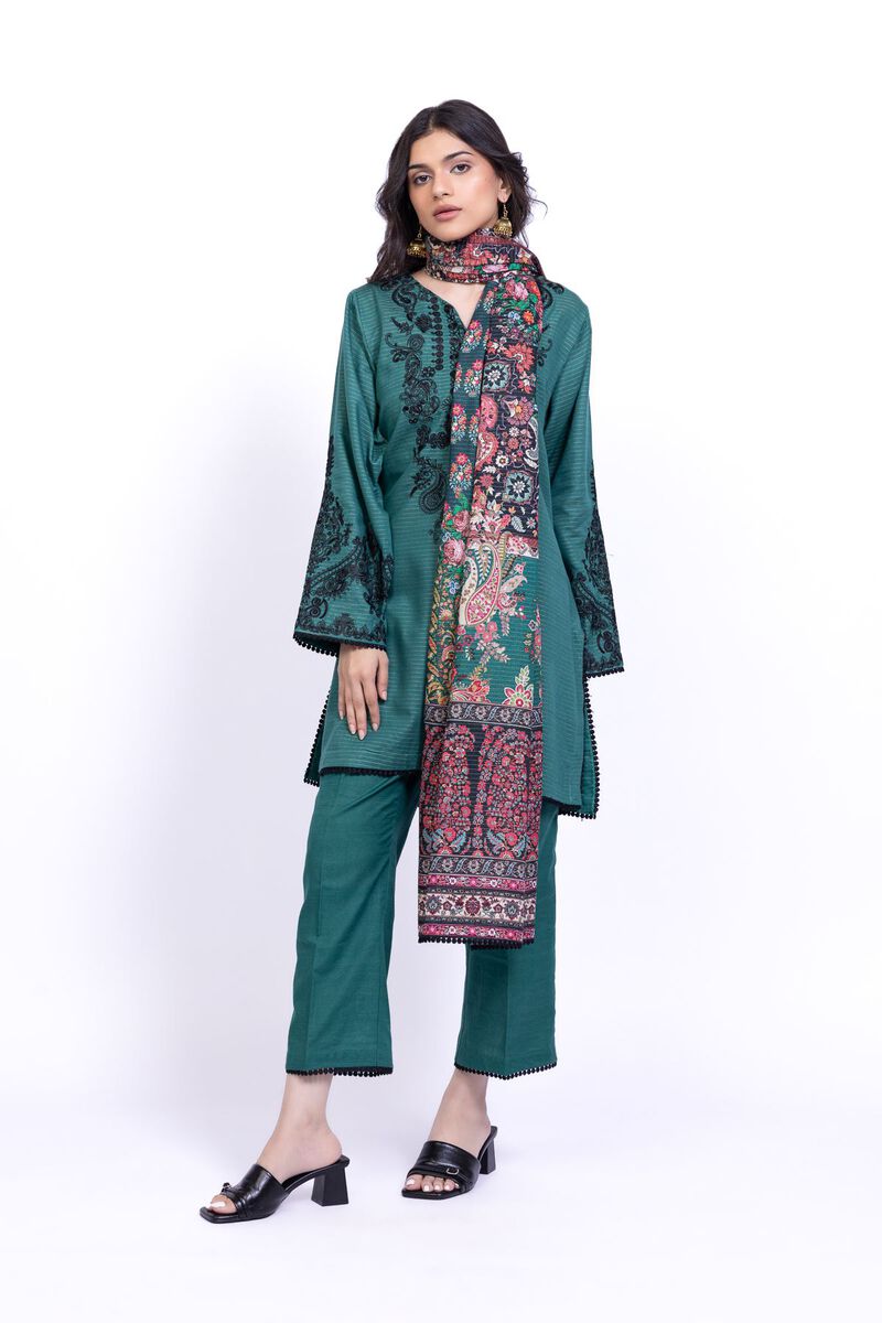 Printed | Mesuri Khaddar | Dupatta | USD 22.00