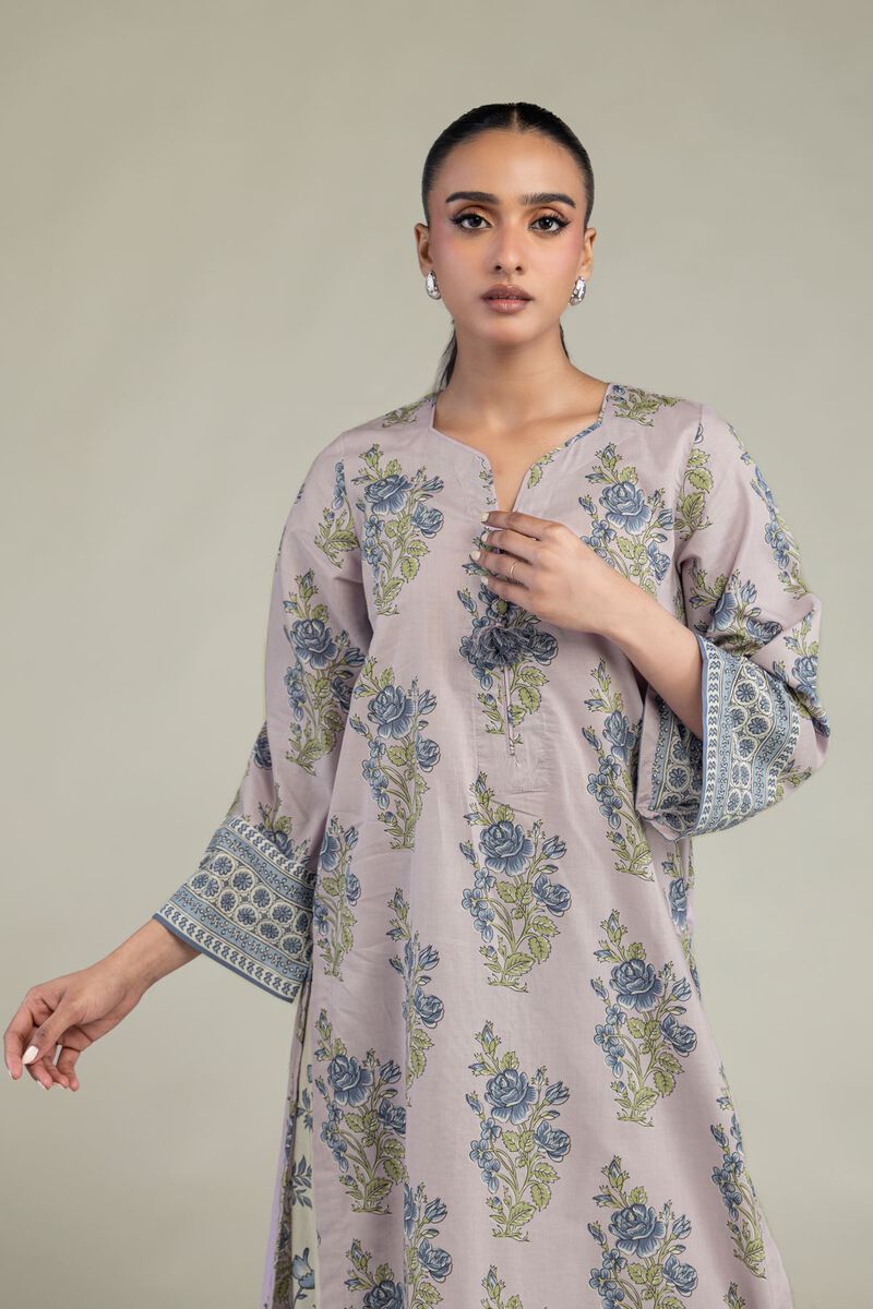 Printed | Cambric | Floral Longline Kurta | USD 35.00