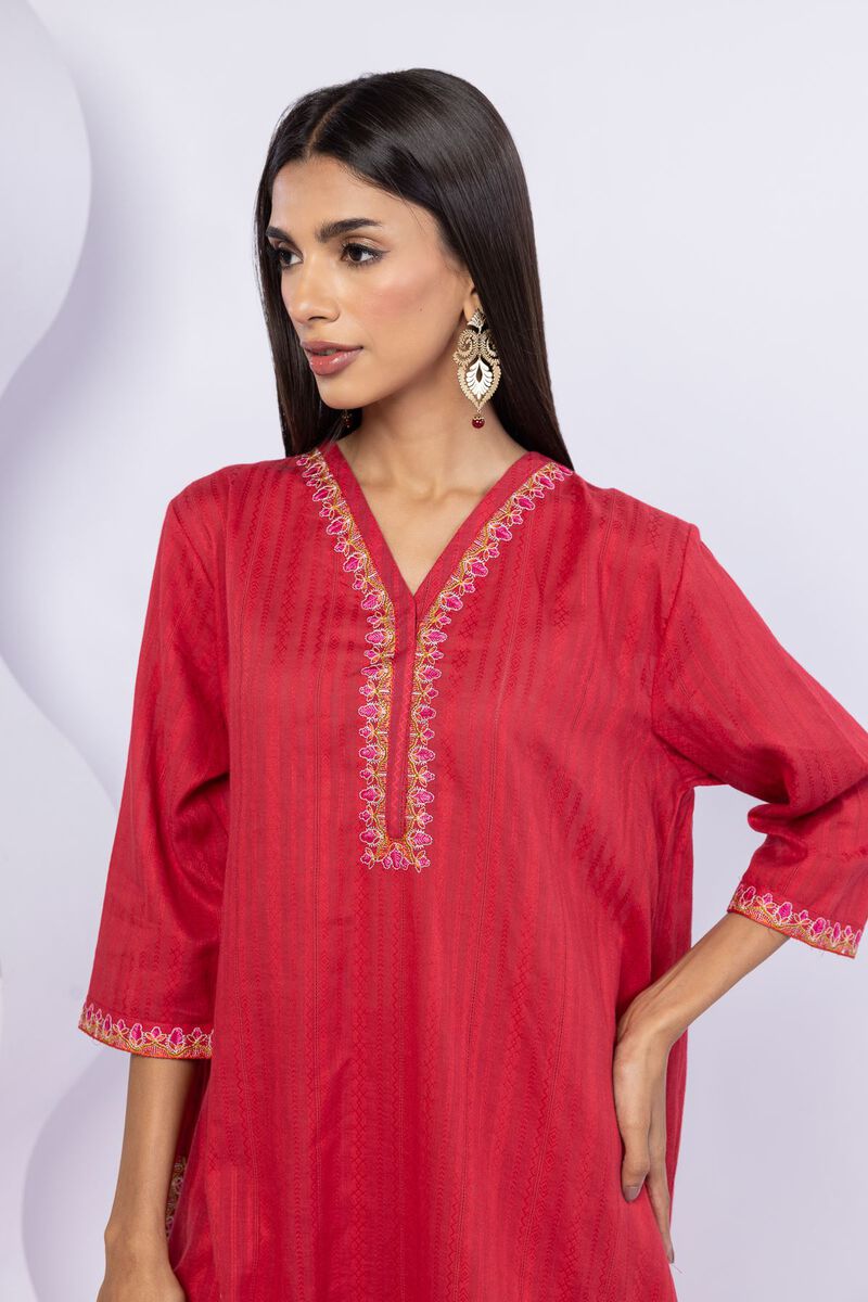 Embroidered | Leno | Kurta | USD 17.50