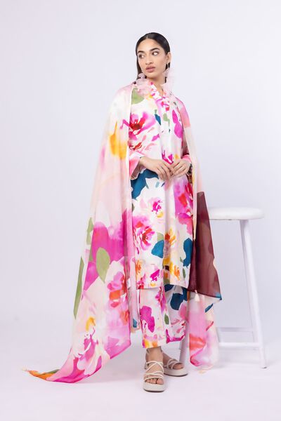 Printed | Light Thai Silk | Dupatta | USD 18.00