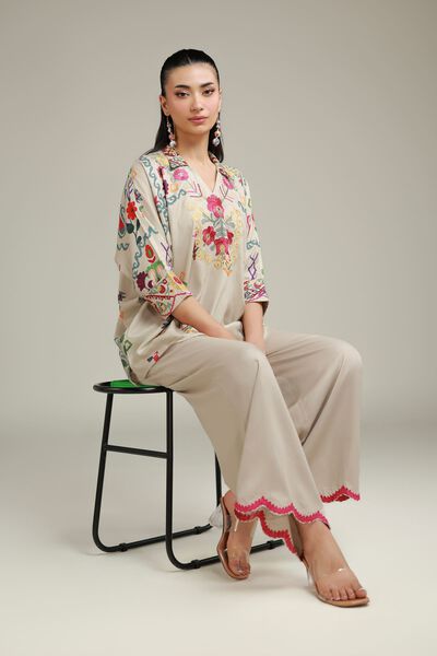 Embroidered | Viscose Crepe | Shirt | USD 40.00